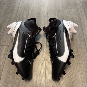 Nike Vapor Edge Pro 360 2 Football Cleats Black White DA5456-001 Men's Size 12